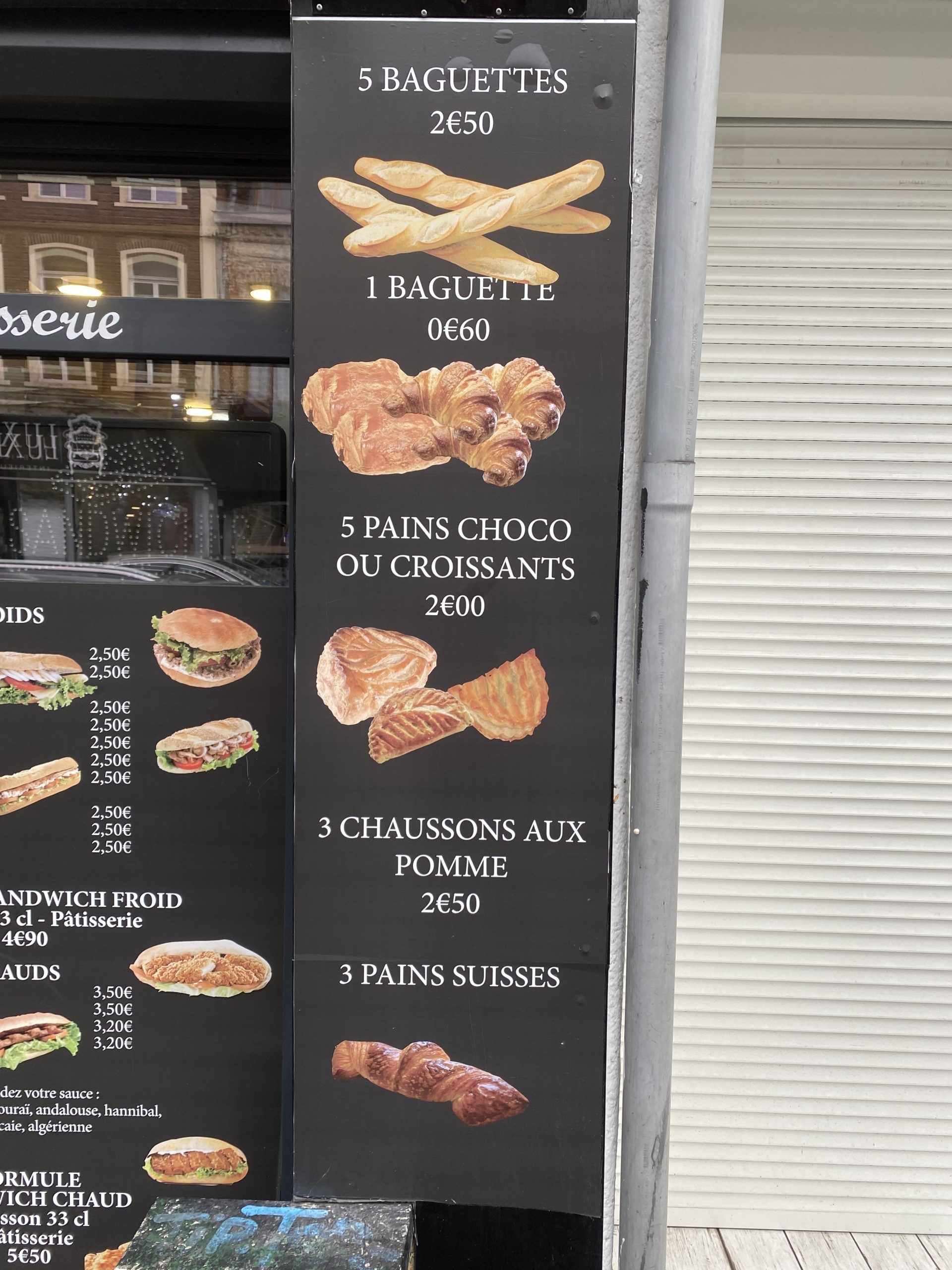 Offres et promotions sur les baguettes et les viennoiseries