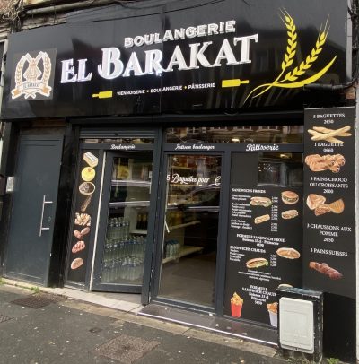 Devanture extérieur de la boulangerie El Barakat à Lille Fives